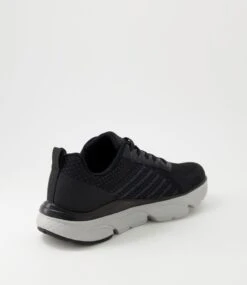 Viper Black Grey Knit Sneakers 9 Viper Black Grey Knit Sneakers -Lynx Shoes Shop CF10788BASSS 4