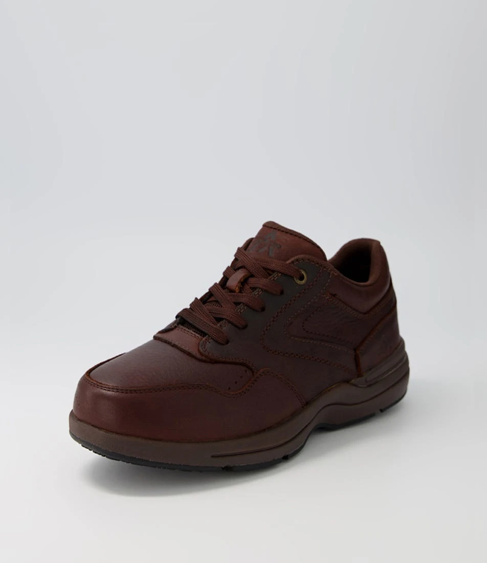 Reset Lace M Chocolate Tumble Leather Flat Shoes 4 Reset Lace M Chocolate Tumble Leather Flat Shoes - Image 2