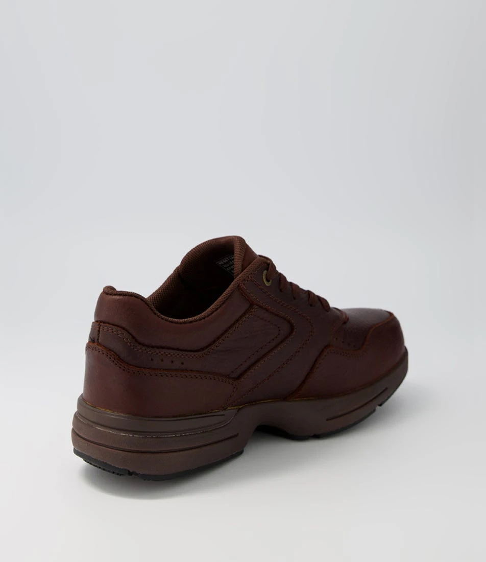 Reset Lace M Chocolate Tumble Leather Flat Shoes 5 Reset Lace M Chocolate Tumble Leather Flat Shoes - Image 3