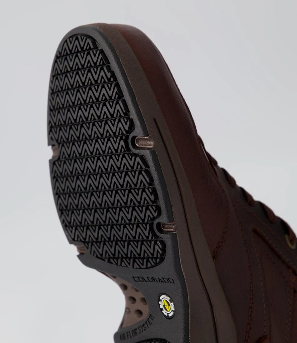 Reset Lace M Chocolate Tumble Leather Flat Shoes 7 Reset Lace M Chocolate Tumble Leather Flat Shoes - Image 5