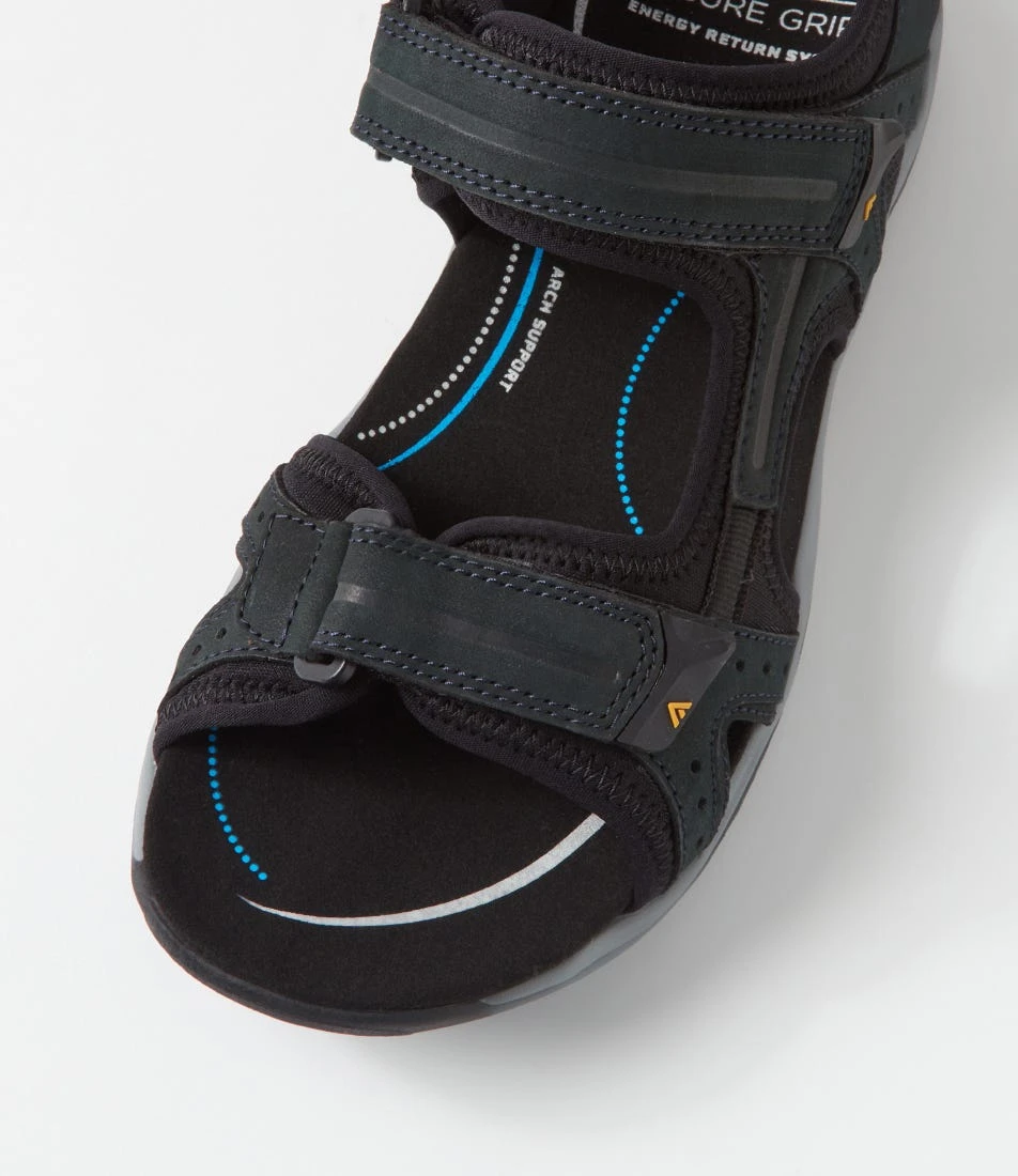 Javelin Navy Nubuck Sandals 6 Javelin Navy Nubuck Sandals - Image 4