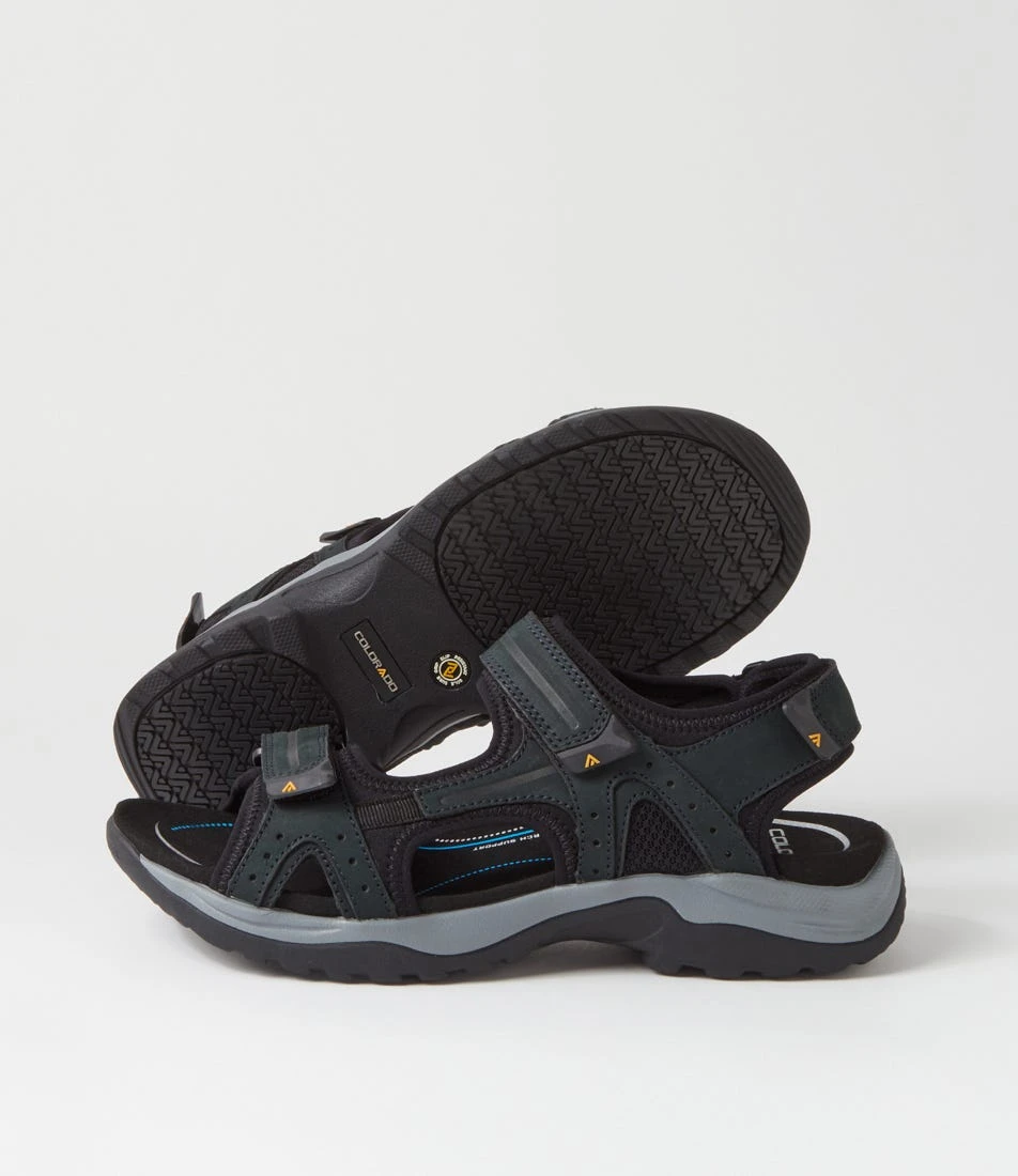 Javelin Navy Nubuck Sandals 7 Javelin Navy Nubuck Sandals - Image 5