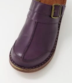 Niliya Purple Leather Heels -Lynx Shoes Shop CF11088PURLE 5