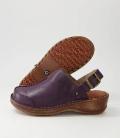 Niliya Purple Leather Heels -Lynx Shoes Shop CF11088PURLE 6