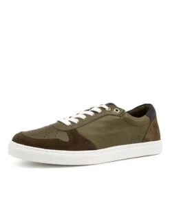 Silopi Olive-navy Leather -Lynx Shoes Shop CF11139HUALE 2