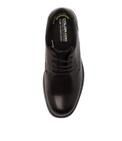 Convex Black Leather 11 Convex Black Leather -Lynx Shoes Shop CF11160BLALE 6