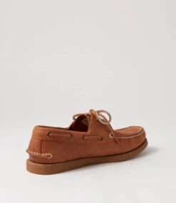 Overboard Tan Crazyhorse Leather Boat Shoes -Lynx Shoes Shop CF11185TANQB 4