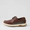 Gull Dark Brown Pull Up Leather Boat Shoes 1 Gull Dark Brown Pull Up Leather Boat Shoes -Lynx Shoes Shop CF11330E255Y 2