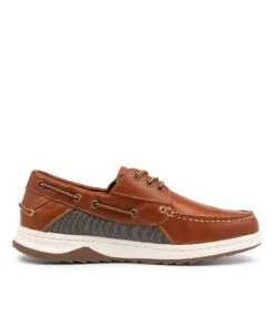 Gull Tan Leather Boat Shoes 10 Gull Tan Leather Boat Shoes -Lynx Shoes Shop CF11330TAN5Y 5