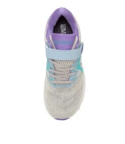 Chase Jnr Lt Grey-purple -Lynx Shoes Shop CF11344G1XAA 6