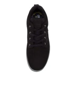 Yrmate Black Leather Lace-up Sneakers 11 Yrmate Black Leather Lace-up Sneakers -Lynx Shoes Shop CF11504BLAAG 6