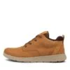 Yrmate Mid Tan Leather Lace-up Sneakers