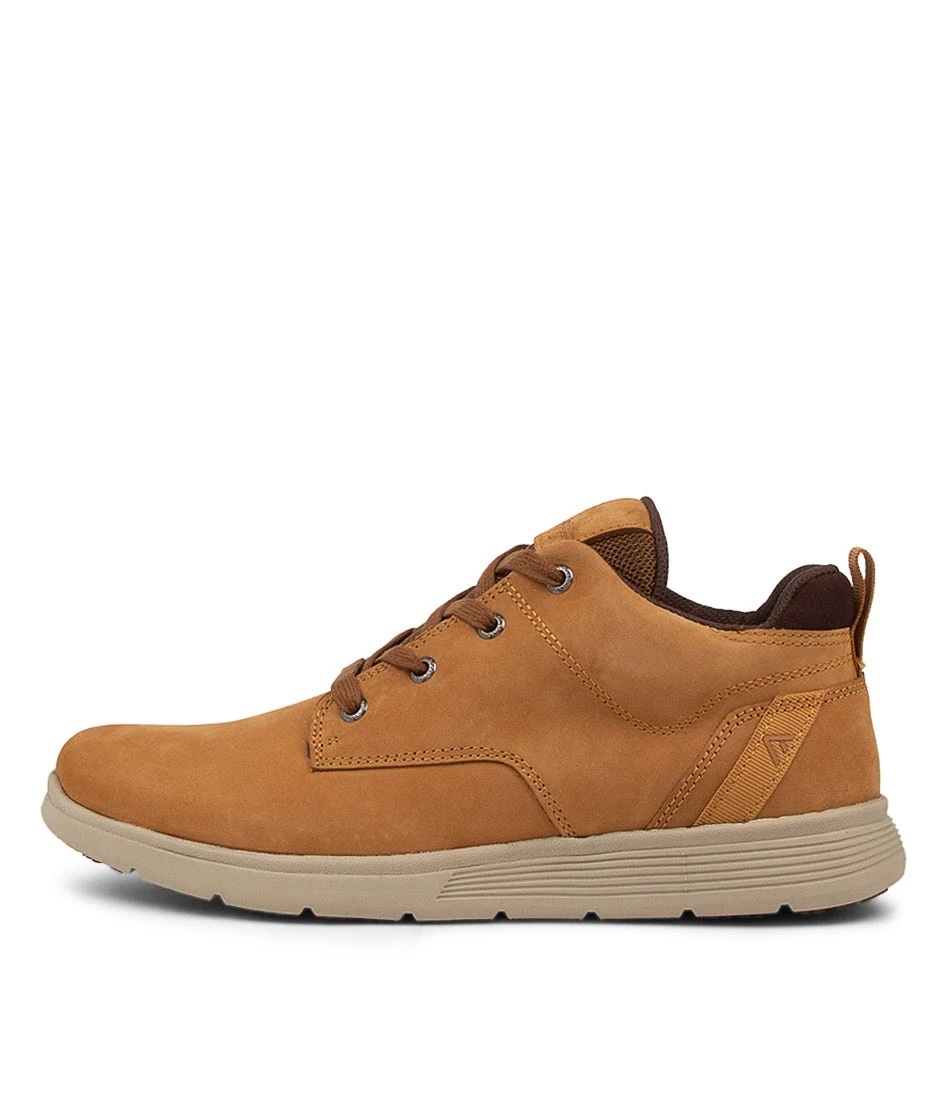 Yrmate Mid Tan Leather Lace-up Sneakers 3 Yrmate Mid Tan Leather Lace-up Sneakers