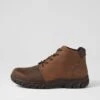 Panama Dark Brown Nubuck Lace Up Boots 2 Panama Dark Brown Nubuck Lace Up Boots -Lynx Shoes Shop CF11507E25AG 2