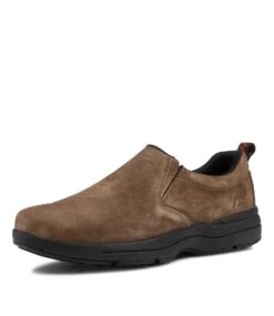 Rocco Taupe Suede Slip Ons 8 Rocco Taupe Suede Slip Ons -Lynx Shoes Shop CF11514NGVV2 2