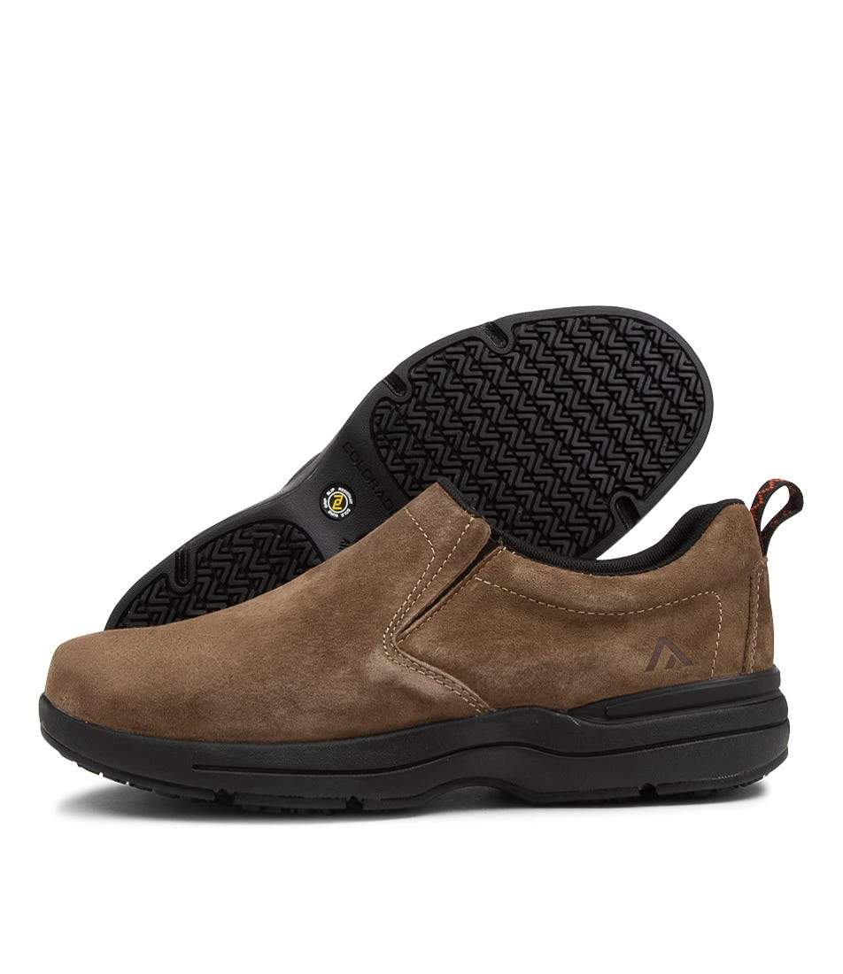 Rocco Taupe Suede Slip Ons 3 Rocco Taupe Suede Slip Ons