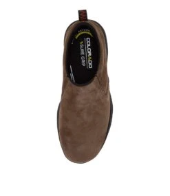 Rocco Taupe Suede Slip Ons 11 Rocco Taupe Suede Slip Ons -Lynx Shoes Shop CF11514NGVV2 6