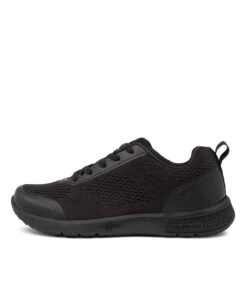 Sapa Black Mesh Sneakers
