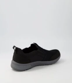 Saka Black Grey Mesh Sneakers -Lynx Shoes Shop CF11518BASAA 4