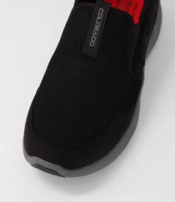 Saka Black Grey Mesh Sneakers -Lynx Shoes Shop CF11518BASAA 5