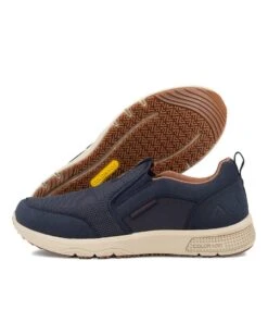 Saka Navy Fabric Sneakers -Lynx Shoes Shop CF11518DBYAA 5