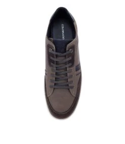 Como Grey Leather Sneakers -Lynx Shoes Shop CF11523GRY5Y 6