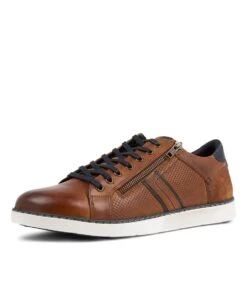 Jellis Tan Leather Sneakers -Lynx Shoes Shop CF11527TAN5Y 2