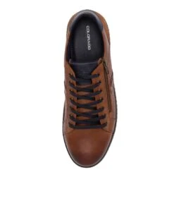 Jellis Tan Leather Sneakers -Lynx Shoes Shop CF11527TAN5Y 6