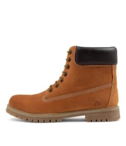 Tariq Tobacco Nubuck Ankle Boots