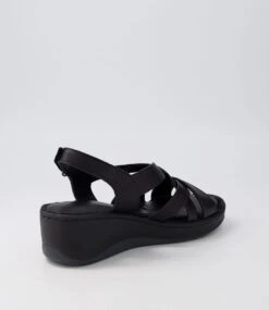 Jitare Black Leather Sandals -Lynx Shoes Shop CF11555B75LE 4