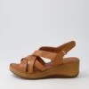 Jitare Tan Leather Sandals -Lynx Shoes Shop CF11555TANLE 2