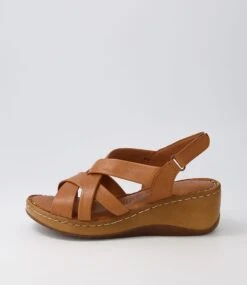 Jitare Tan Leather Sandals
