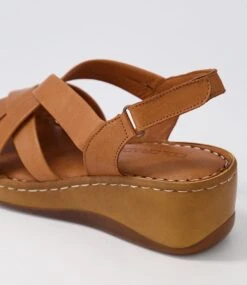 Jitare Tan Leather Sandals -Lynx Shoes Shop CF11555TANLE 6