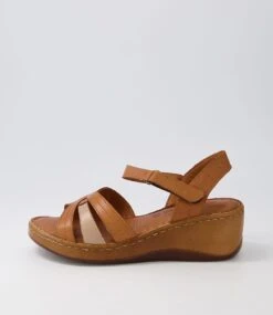 Jilow Tan Multi Sandals