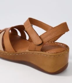 Jilow Tan Multi Sandals 11 Jilow Tan Multi Sandals -Lynx Shoes Shop CF11556TANHG 6