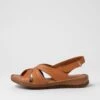 Kaif Tan Leather Sandals 1 Kaif Tan Leather Sandals -Lynx Shoes Shop CF11559TANLE 2