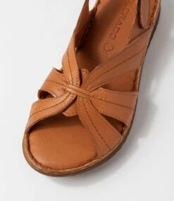 Kaif Tan Leather Sandals -Lynx Shoes Shop CF11559TANLE 5