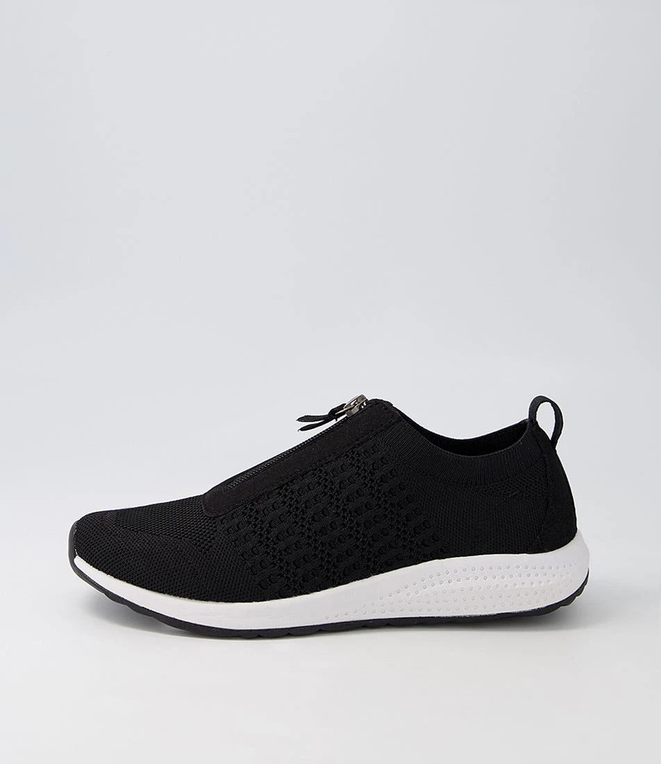Camsons Black Recycled Knit Sneakers 3 Camsons Black Recycled Knit Sneakers