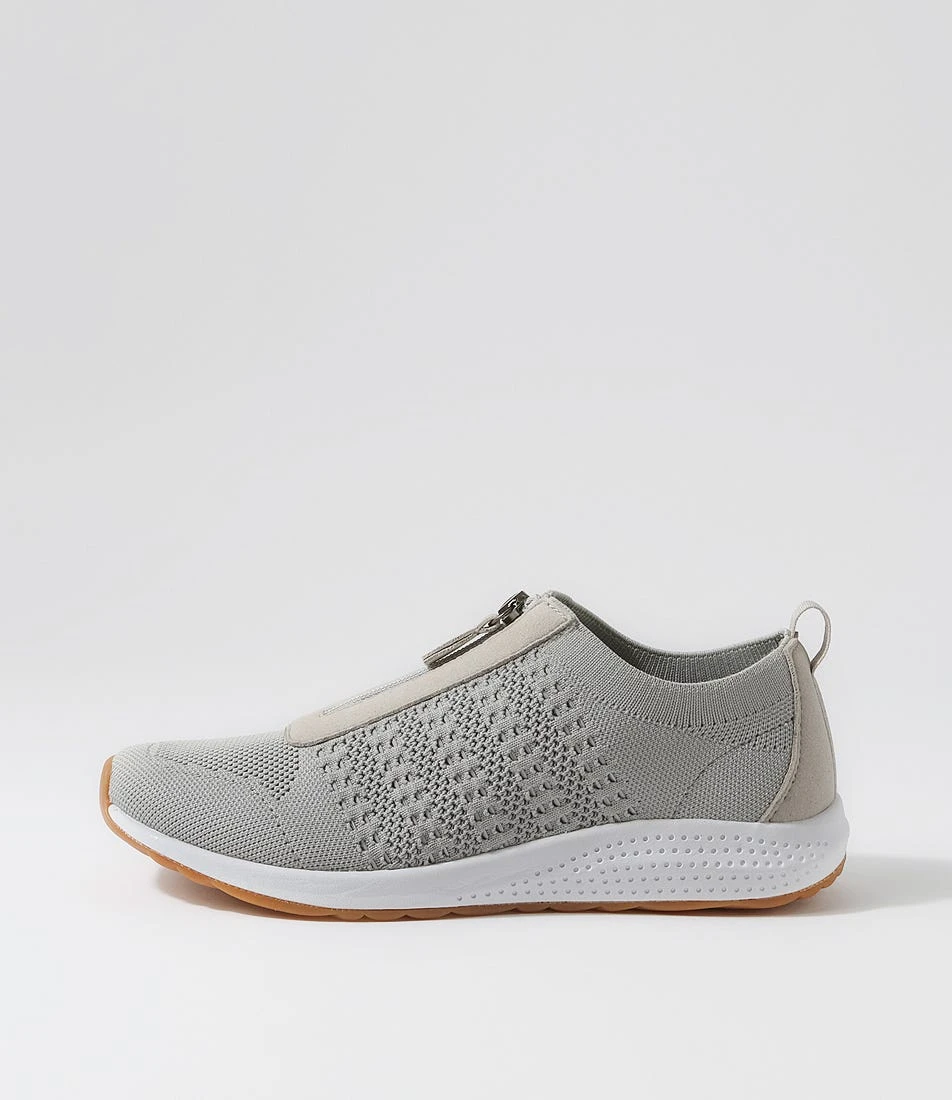 Camsons Grey Recycled Knit Sneakers 3 Camsons Grey Recycled Knit Sneakers