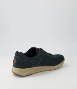 Mollard Navy Nubuck Sneakers -Lynx Shoes Shop CF11672DBYAG 4
