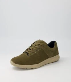 Mollard Khaki Nubuck Sneakers -Lynx Shoes Shop CF11672H48AG 3