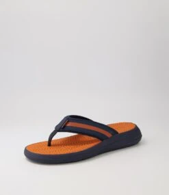 Nile Navy Orange Sandals -Lynx Shoes Shop CF11673DQASM 3
