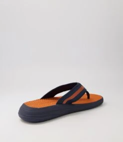 Nile Navy Orange Sandals -Lynx Shoes Shop CF11673DQASM 4