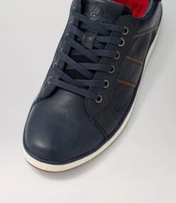 Imp Navy Pull Up Leather Sneakers 10 Imp Navy Pull Up Leather Sneakers -Lynx Shoes Shop CF11675DBY5Y 5