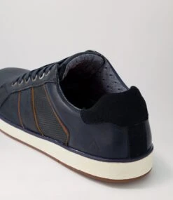 Imp Navy Pull Up Leather Sneakers 11 Imp Navy Pull Up Leather Sneakers -Lynx Shoes Shop CF11675DBY5Y 6