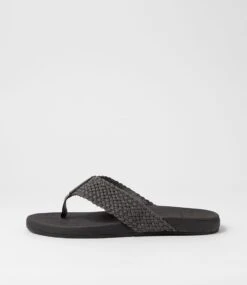 Cast Grey Fabric Thongs