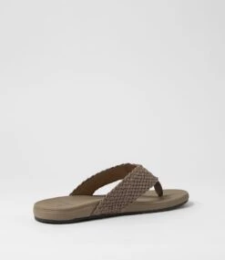 Cast Taupe Fabric Thongs 9 Cast Taupe Fabric Thongs -Lynx Shoes Shop CF11676NGVFA 4