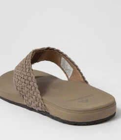 Cast Taupe Fabric Thongs 11 Cast Taupe Fabric Thongs -Lynx Shoes Shop CF11676NGVFA 6