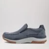Zibo Dark Navy Canvas Sneakers