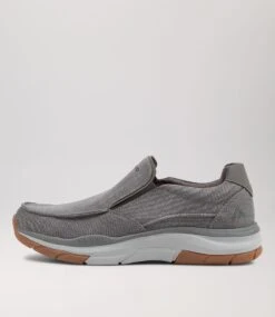 Zibo Grey Canvas Sneakers